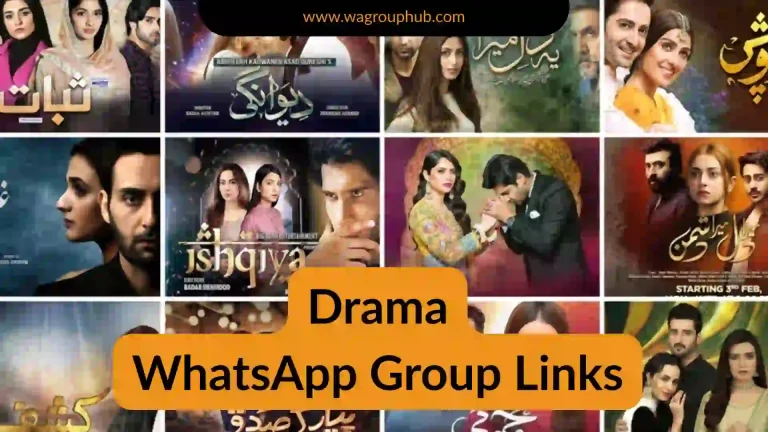 Drama WhatsApp Group Links