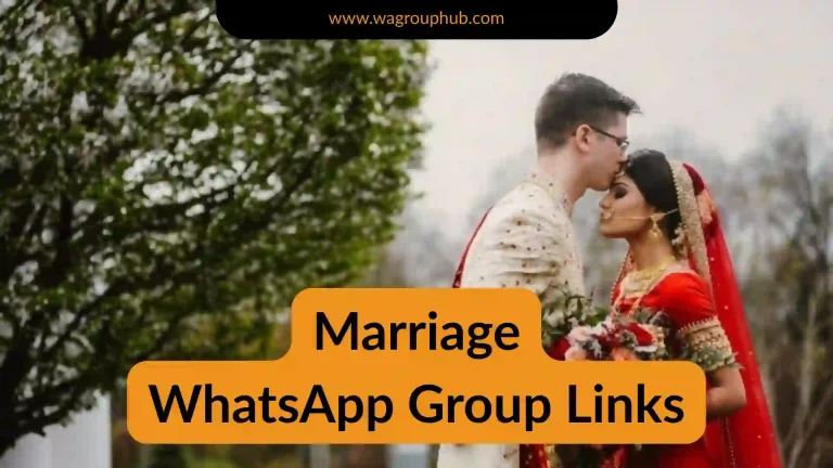 Marriage WhatsApp Group Links